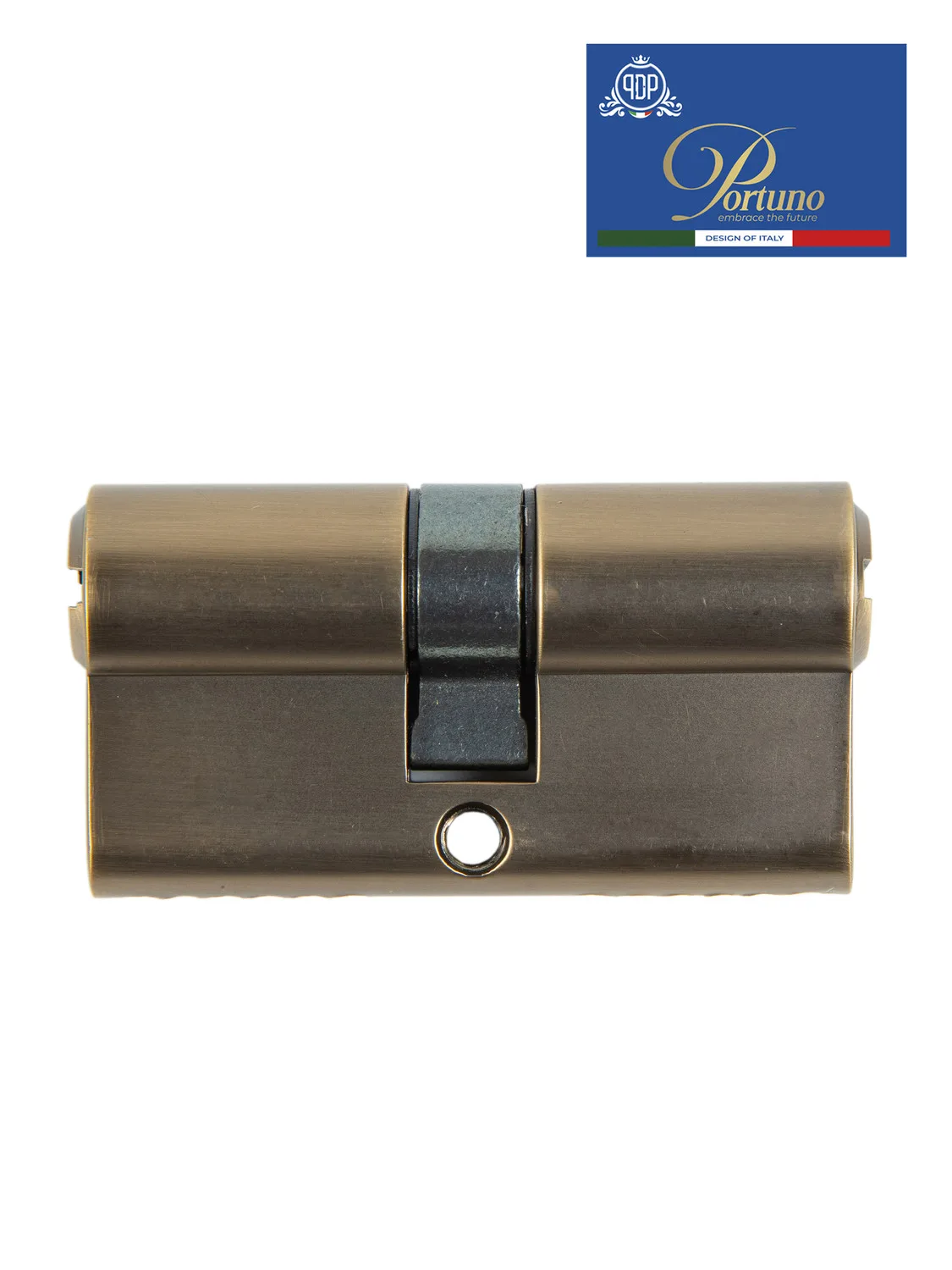 Цилиндровый механизм PORTUNO. Арт.CD60.11, 60м. (30+30), Цвет, Матовый кофе. ключ-ключ