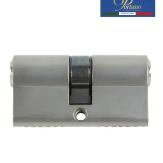 Цилиндровый механизм PORTUNO. Арт.CD60.14, 60м. (30+30), Цвет, Матовый никель. ключ-ключ