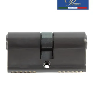 Цилиндровый механизм PORTUNO. Арт.CD60.05, 60м. (30+30), Цвет, Матовый графит. ключ-ключ